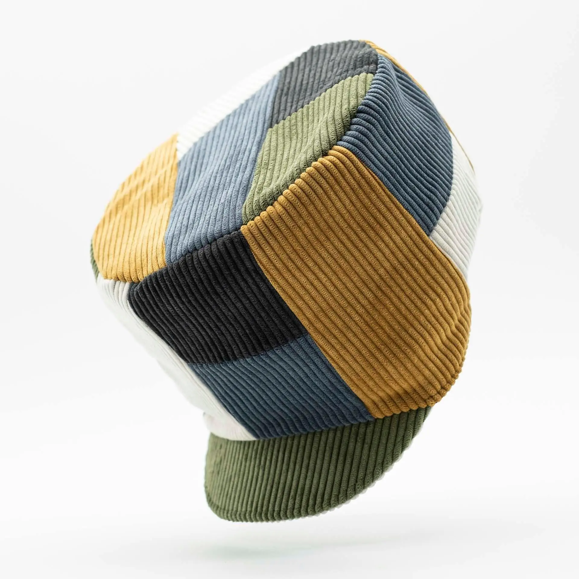 Rasta Cap Dreadlocks Mütze Dreadhead Tam Beanie aus Samt Cordstoff Dreadlock Hat Dreadhead Rastafari Cap