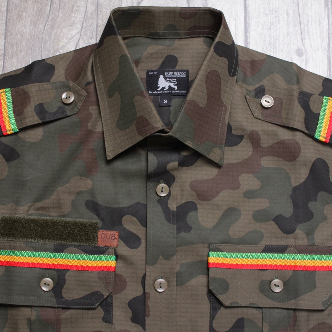 Rastafari Lion of Judah Army Jah Army Reggae Stil Hemd