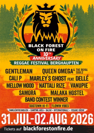 Reggae Festival Black Forest On Fire 2026