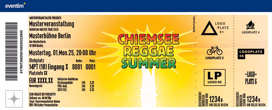 Chiemsee Reggae Summer 2026 VVK Ticket Festival Eintritskarte kaufen