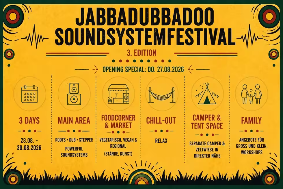 Jabbadubbadoo Soundsystem Culture Festival 2026