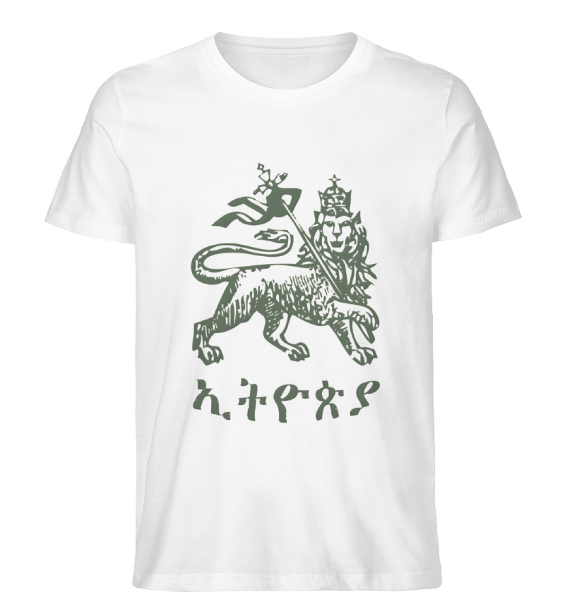 Lion of Judah Rasta Roots - Herren Organic Shirt-3