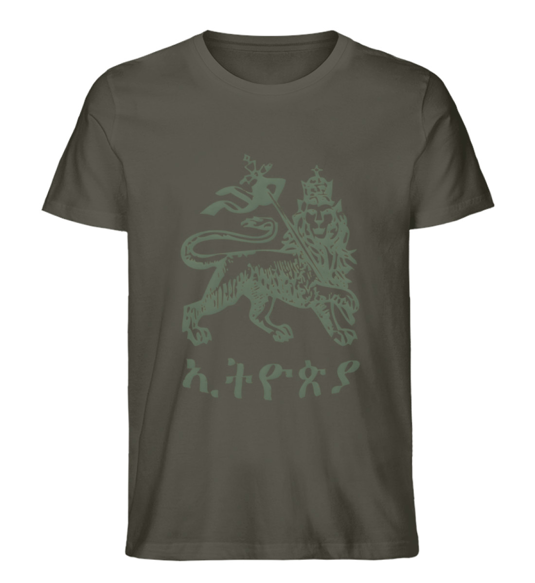 Lion of Judah Rasta Roots - Herren Organic Shirt-7072