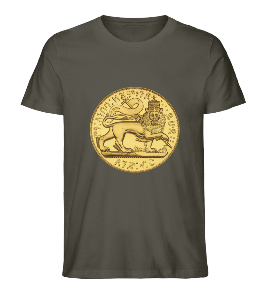 Lion of Judah Rasta - Herren Organic Shirt-7072