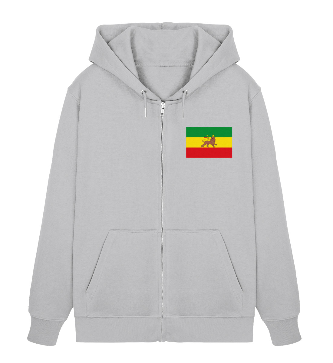 Rasta Flag - Unisex Organic Zipper 2.0 ST/ST-17