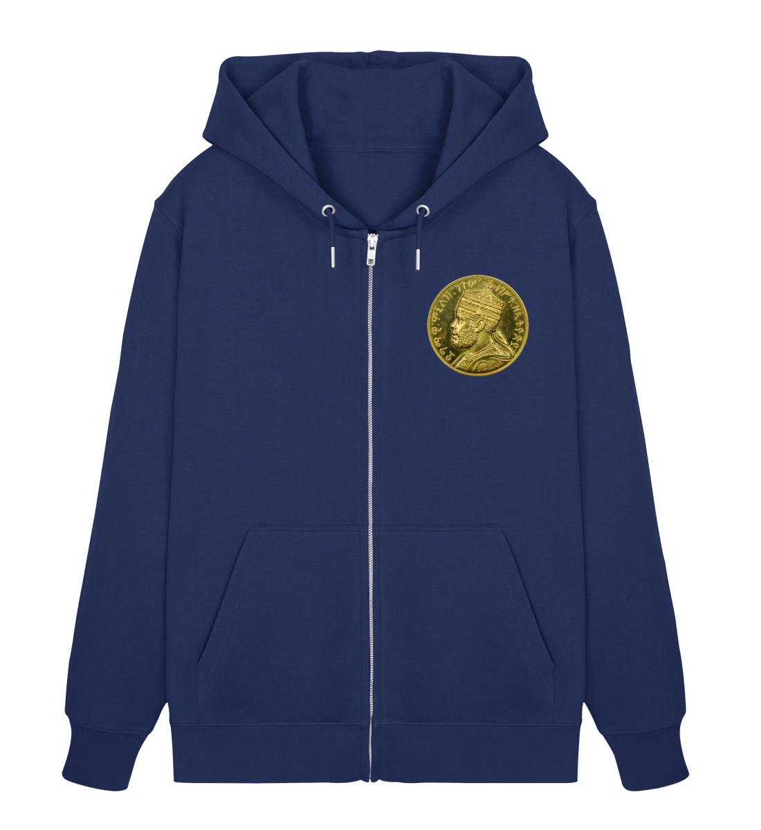Menelik II Ethiopia - Unisex Organic Zipper 2.0 ST/ST-6057