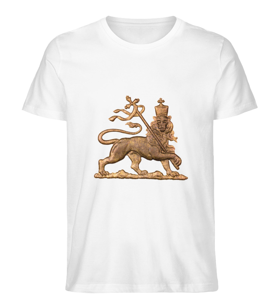 Lion of Judah Roots Shirt - Herren Organic Shirt-3