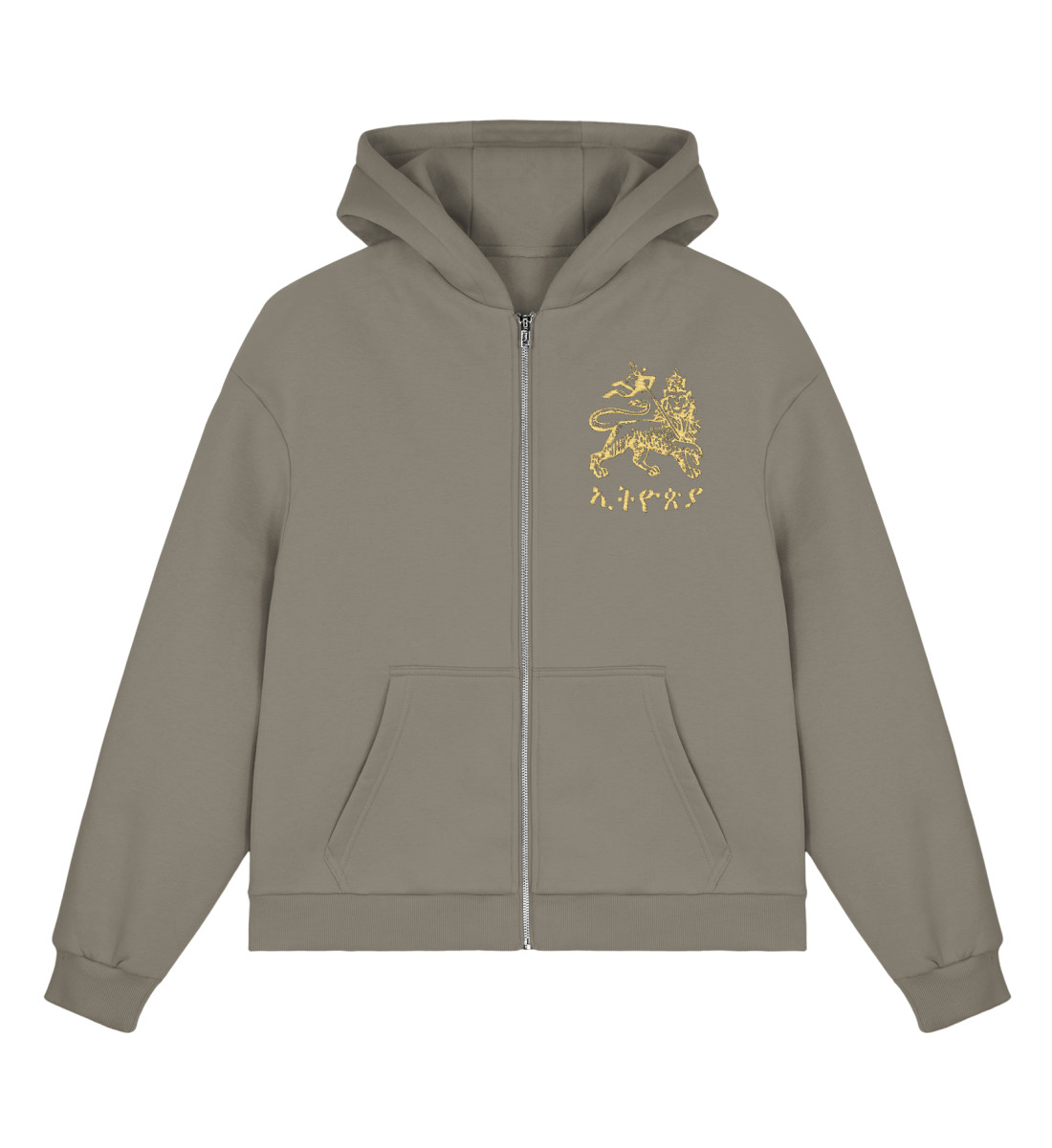 Lion of Judah Rasta - Fluffy Boxcut Zipper mit Stick-7257