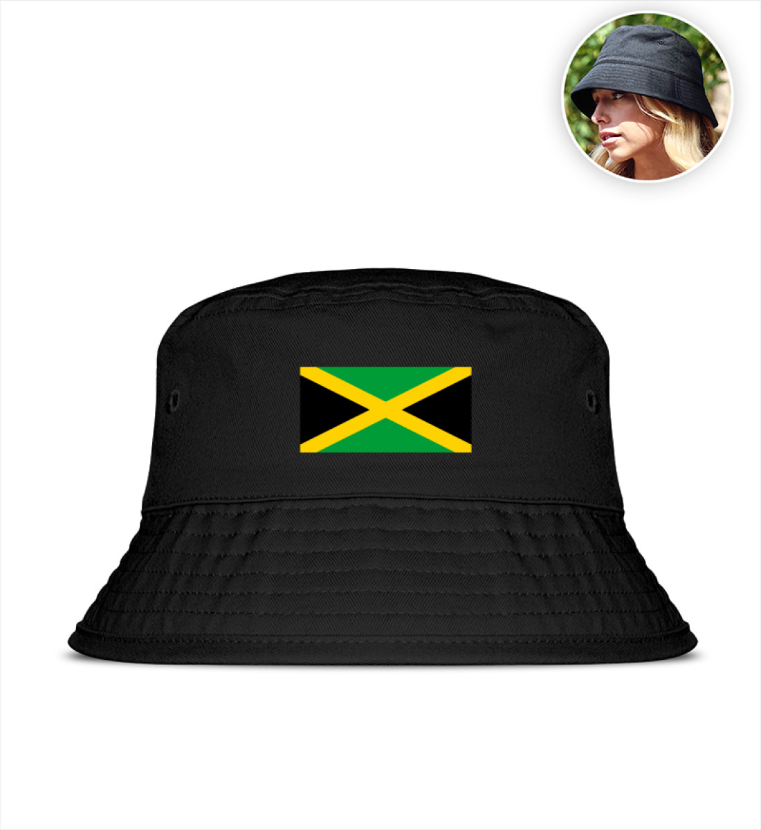 Jamaika - Organic Bucket Hat mit Stick-16