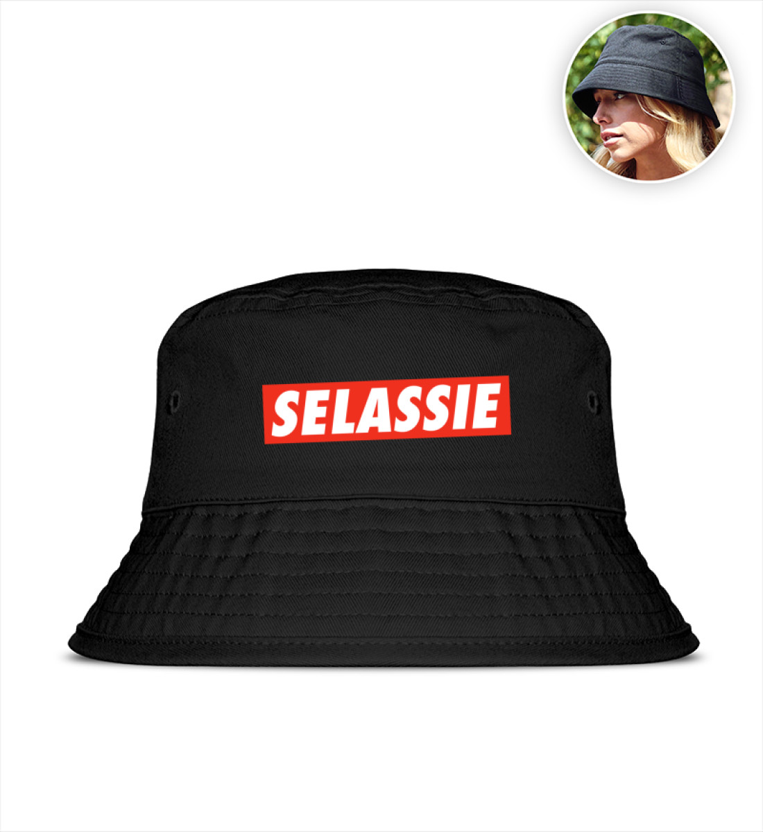 Selassie - Organic Bucket Hat mit Stick-16