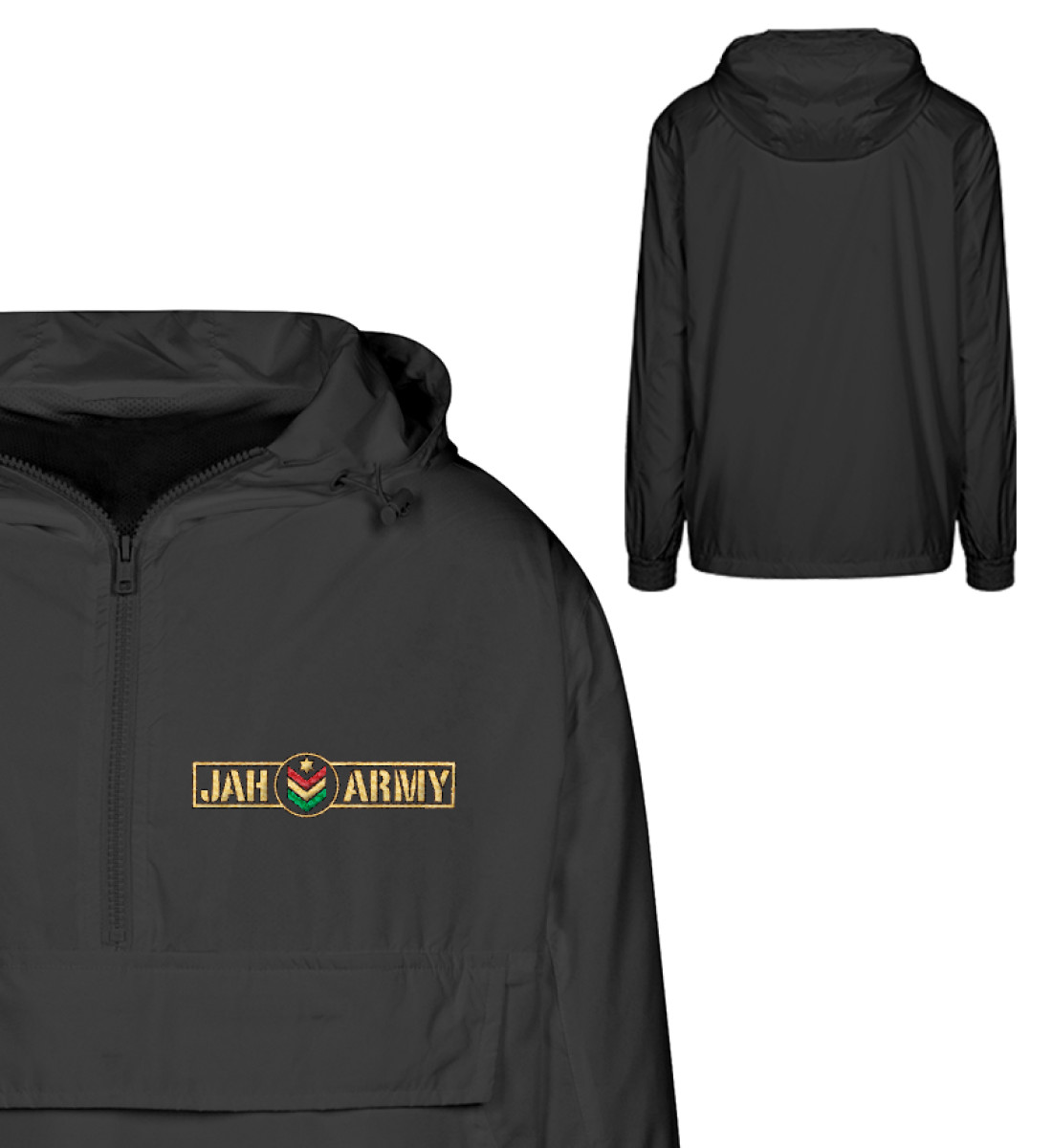 Jah Army - Urban Windbreaker mit Stick-16
